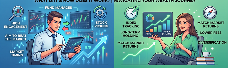 Difference Between Active and Passive Investing