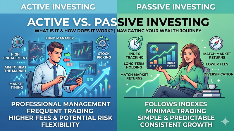 Difference Between Active and Passive Investing